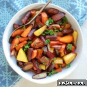 Caramelized Balsamic Roasted Carrots 5 Balsamic Roasted Carrots with Spoon