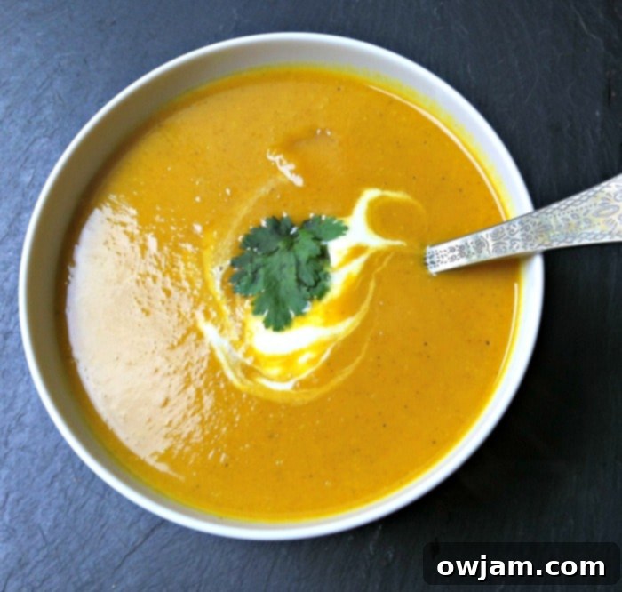 Curried Coconut Butternut Squash Soup