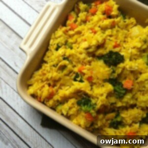 Golden Curried Chicken and Rice Feast 6 Curried Chicken and Rice Casserole in dish