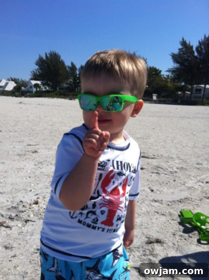 Will at the beach