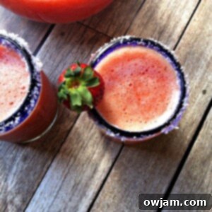 Tropical Strawberry Mango Margarita 5 Strawberry Mango Margarita