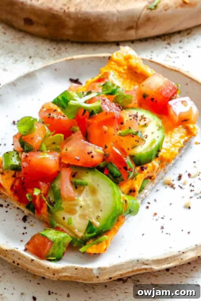 Mediterranean-Inspired Naan Pizza 5 Mediterranean Naan Pizza on a plate