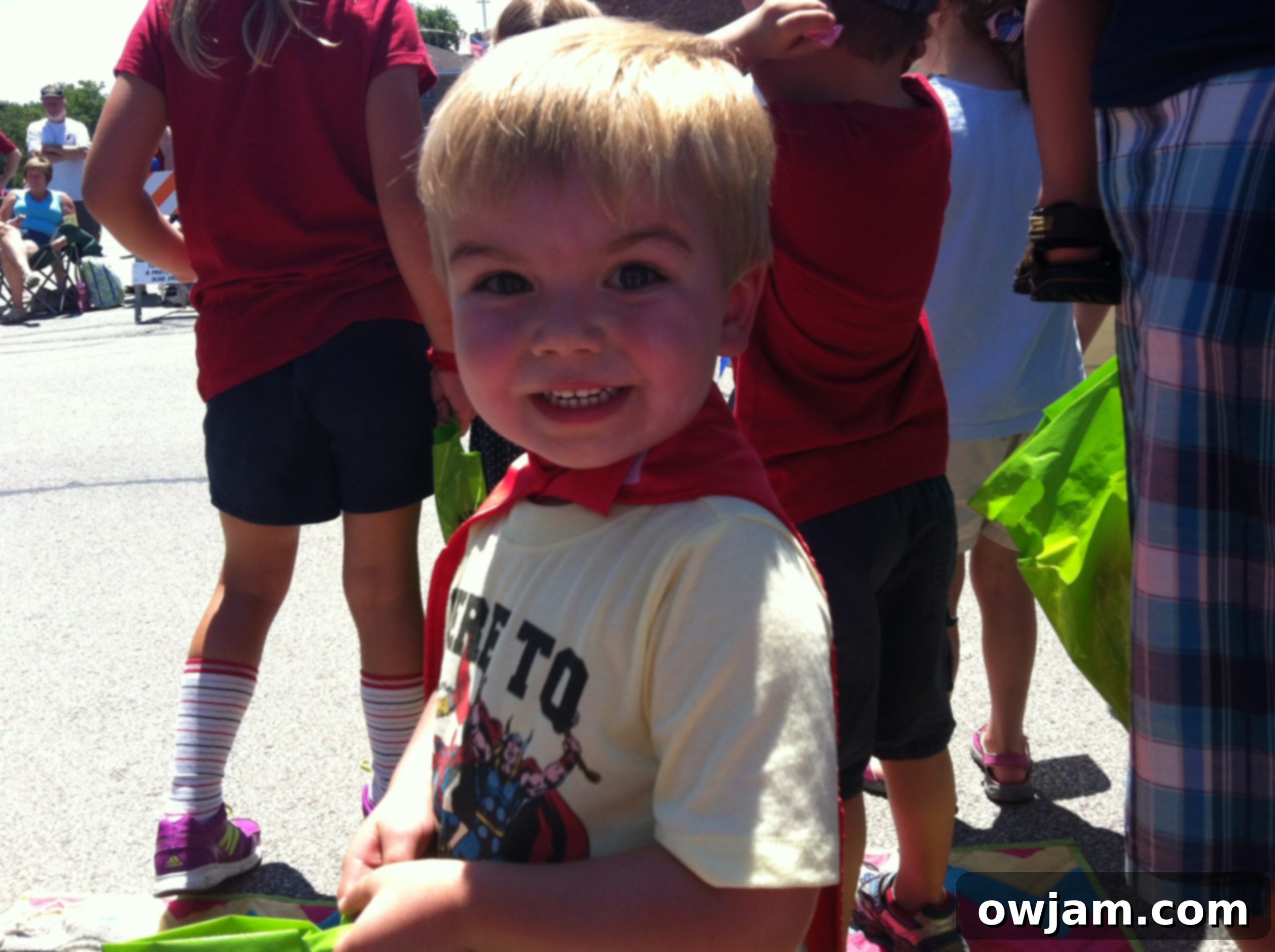 Fourth of July parade scene