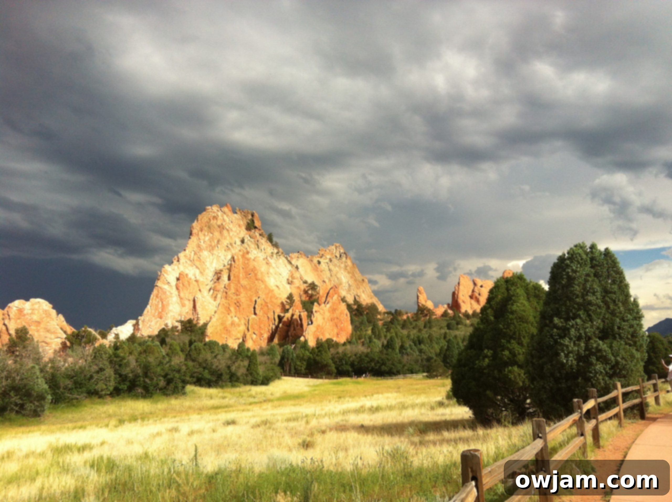 Garden of the Gods red rock formations
