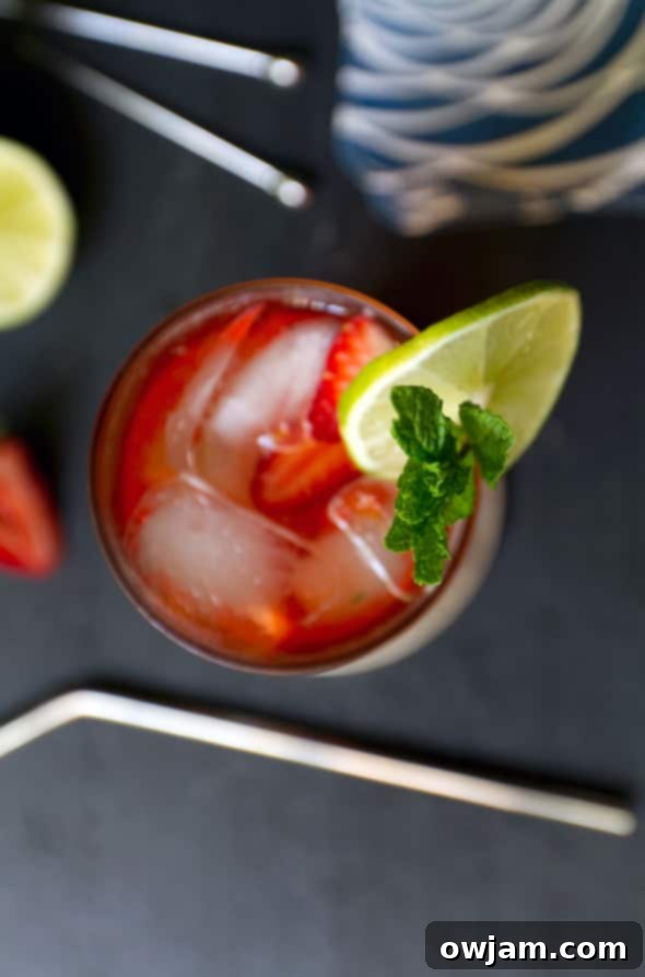 Strawberry Ginger Moscow Mule