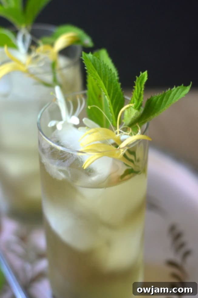 Honeysuckle Iced Tea