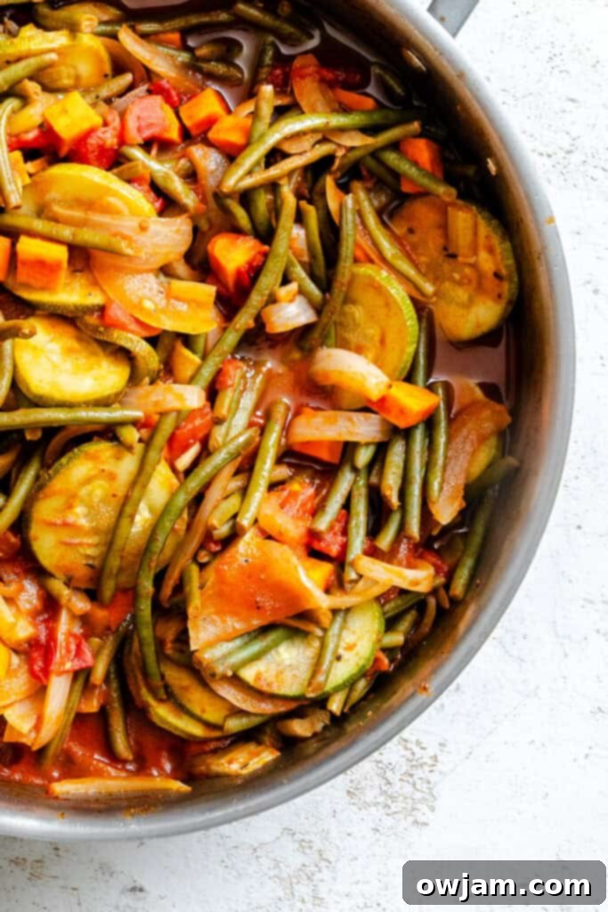 Lebanese Garden Delights 7 Lebanese Vegetables in a pan