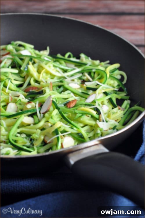 Skillet Zucchini Matchsticks