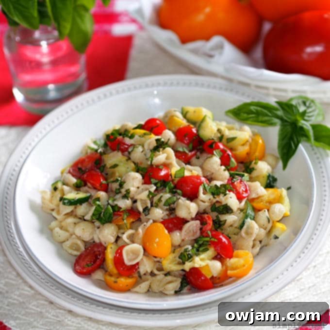 Summer Pasta Salad with Boursin