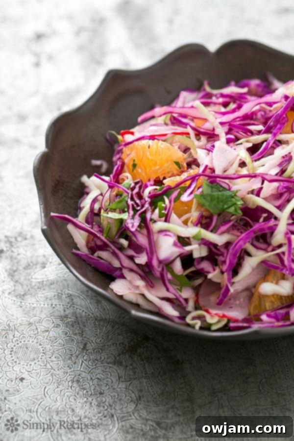 Citrus Cabbage Salad with Cumin and Coriander