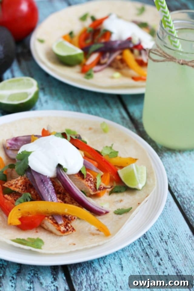 Quick and Easy Chicken Fajitas