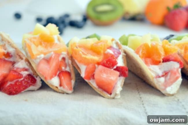 Mini Fruit Tacos