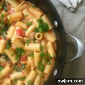 One Pot Cheesy Sausage Pasta