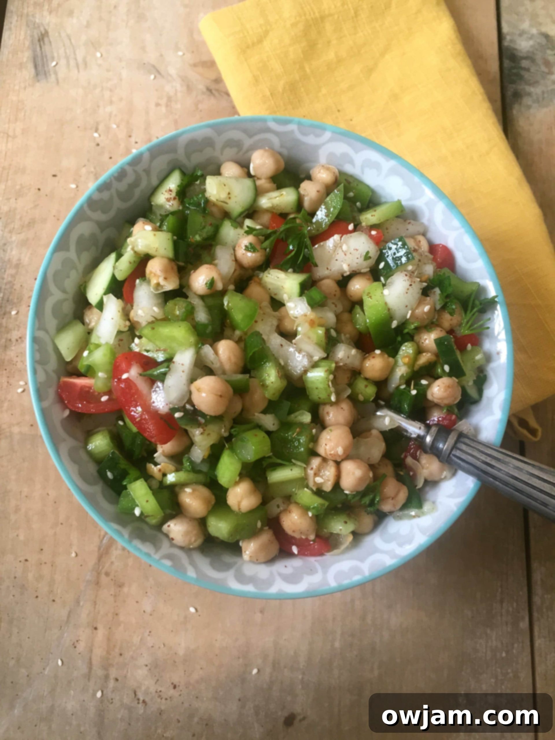 Chopped Chickpea Salad