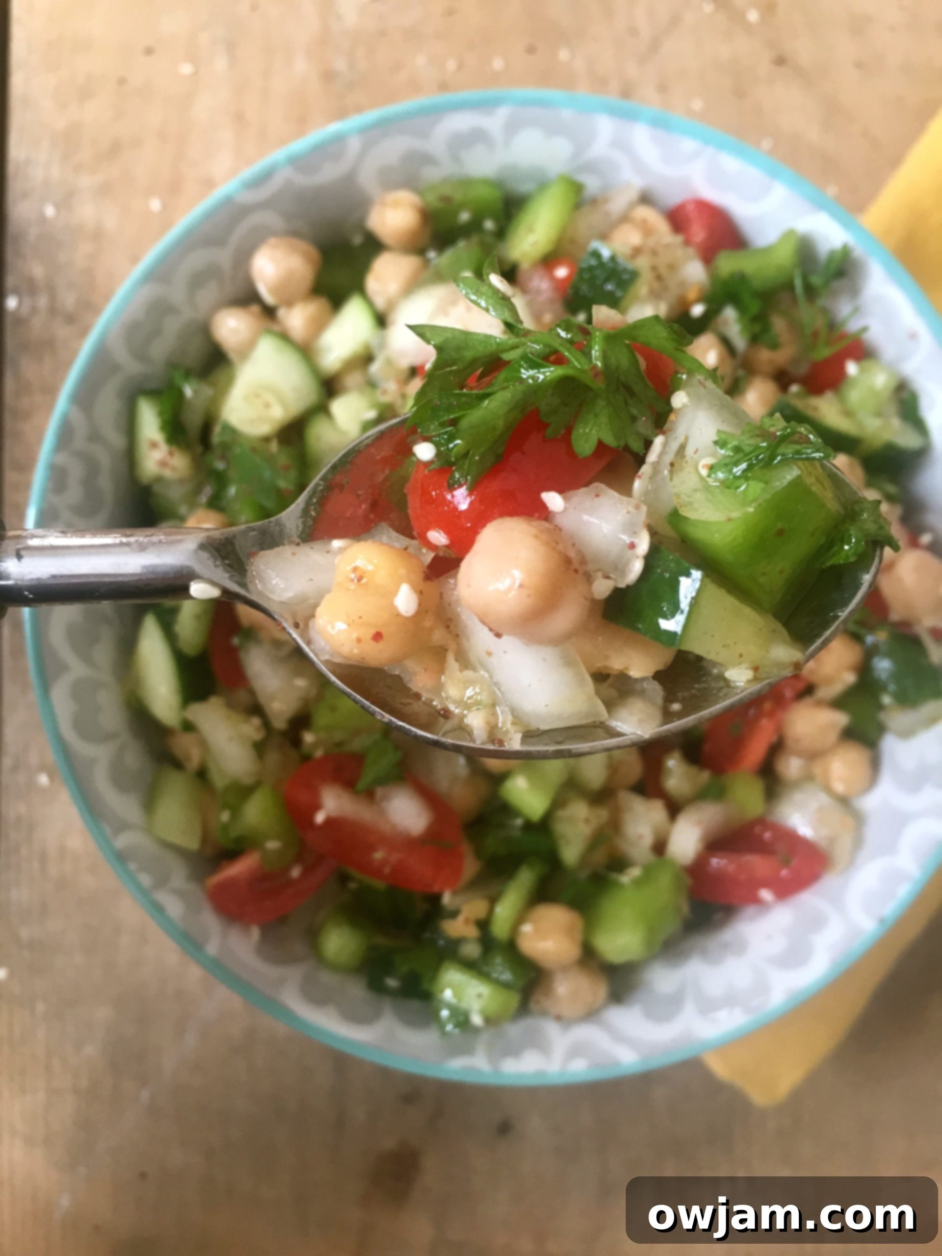 Chopped Chickpea Salad