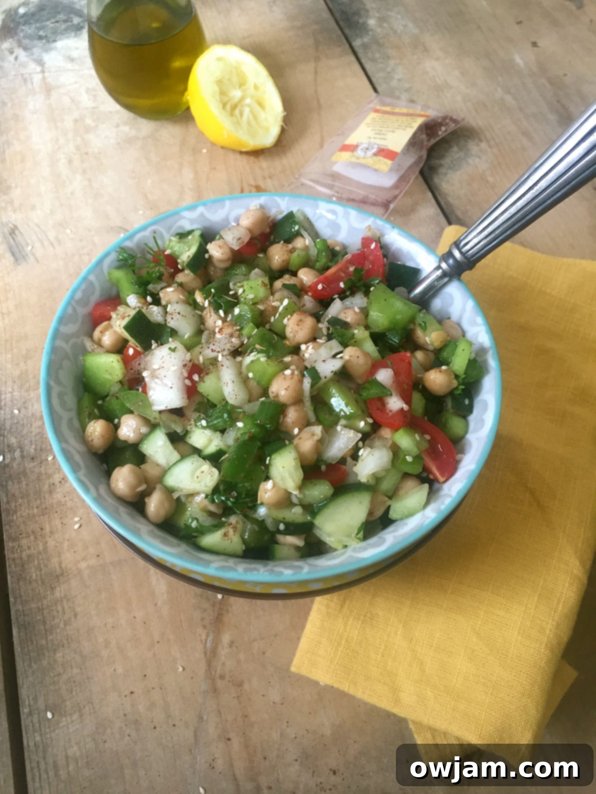 Chopped Chickpea Salad