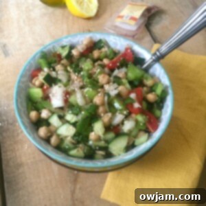 Chopped Chickpea Salad