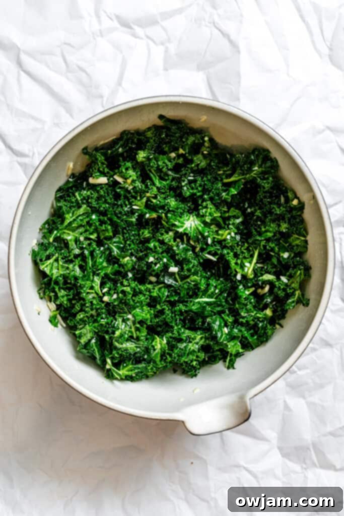 Zesty Lemon Kale Salad 7 Kale Salad with Lemon Dressing kale in a bowl