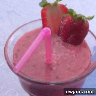 Refreshing Wake Up Smoothie with fruits and protein for a healthy start