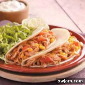 Easy Crock Pot Lime Chicken Tacos for a simple and flavorful dinner