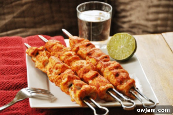 Spicy Chicken Skewers, perfect for a quick and flavorful grill night