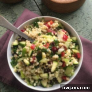 Zesty Pearl Couscous Salad 6 Israeli Couscous Salad with Lemon Dressing