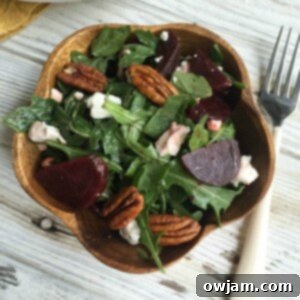Savor Roasted Beet Salad with Goat Cheese Pecans and a Chance to Win a 25 Dollar Gift Card 8 Roasted Beet Salad with Goat Cheese and Pecans