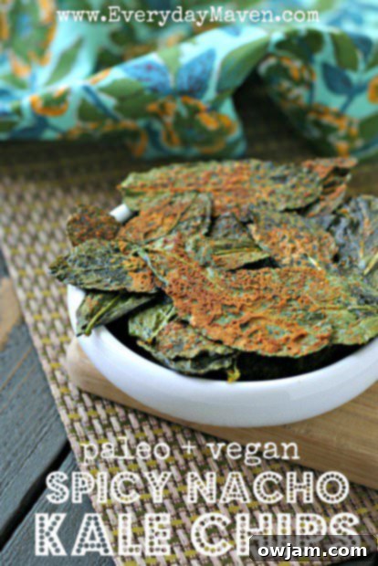 Spicy Nacho Kale Chips