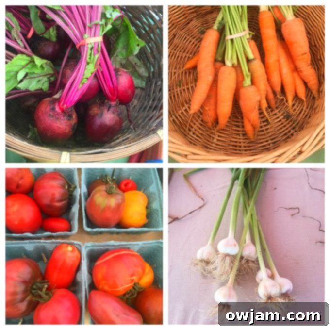 Hearty Italian Pasta & Bean Delight 3 Farmers Market bounty, inspiring fresh soup ingredients