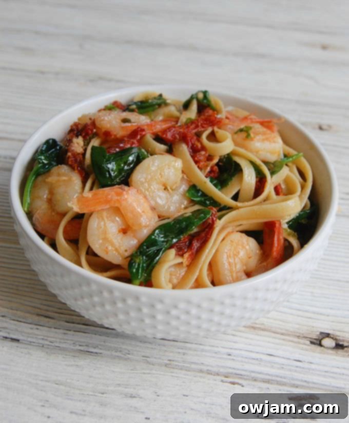 Foolproof Shrimp Scampi 2 Easy Shrimp Scampi Recipe in white bowl