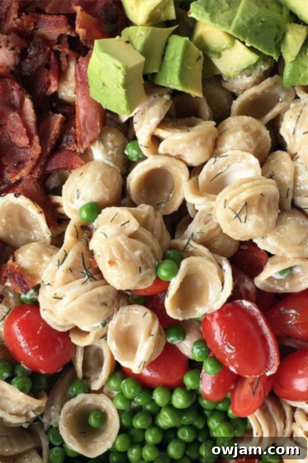 Summer Avocado Pasta Salad