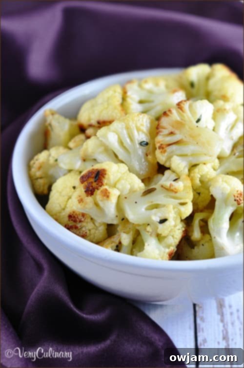 Parmesan Roasted Cauliflower