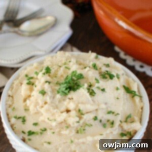 Set It and Forget It Gouda Mashed Potatoes 5 Slow Cooker Gouda Mashed Potatoes