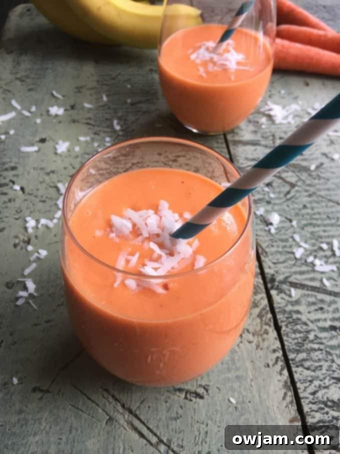 Coconut Carrot Smoothie