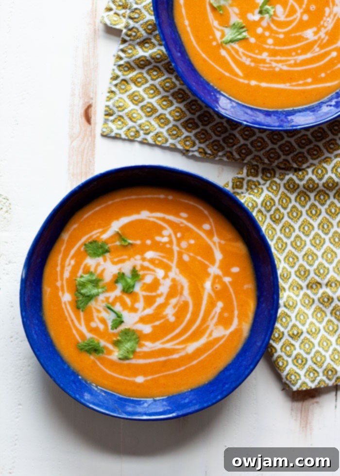 Slow Cooker Thai Curry Butternut Squash Soup