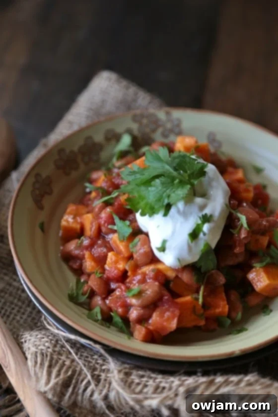 20 Minute Sweet Potato Chili