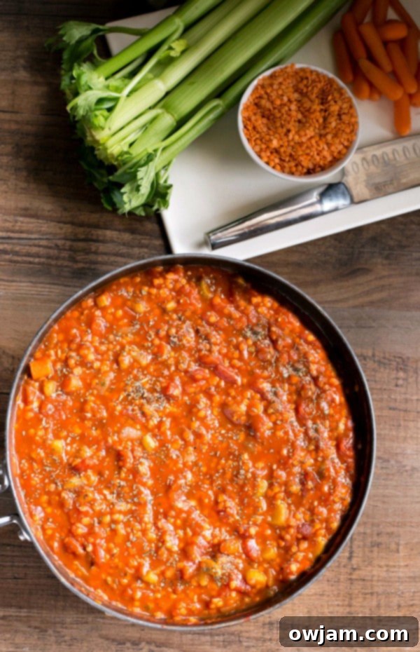 Lentil Bolognese