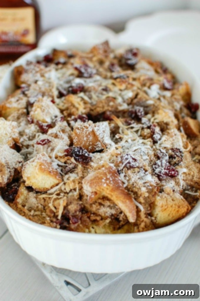 Wake Up To Coconut Cranberry French Toast Bake 3 Overnight Coconut Cranberry French Toast Bake - yum!