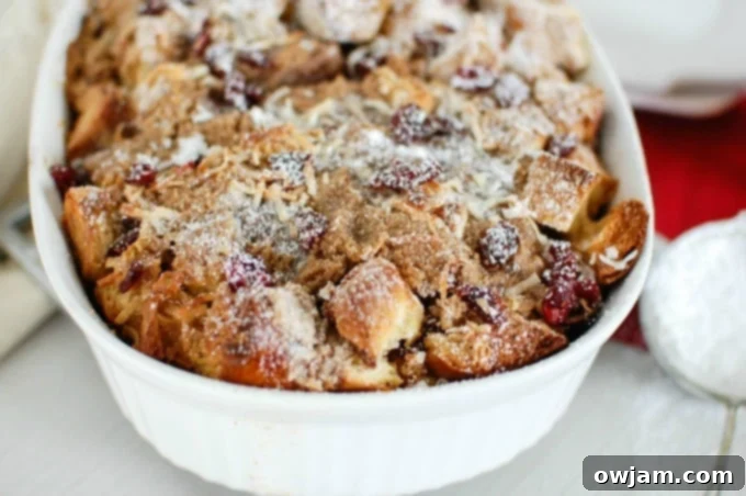 Wake Up To Coconut Cranberry French Toast Bake 5 Overnight Cranberry Coconut French Toast Bake - wake up to this!