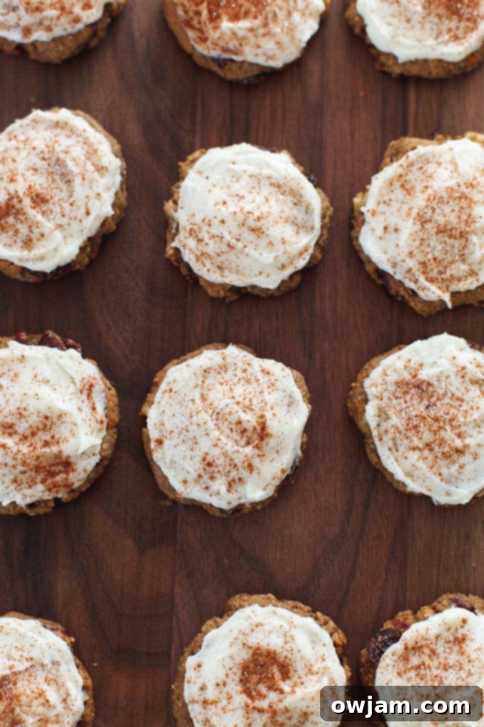 Gluten-Free Spiced Persimmon Cookies with Cranberries and Walnuts, a healthy holiday treat.