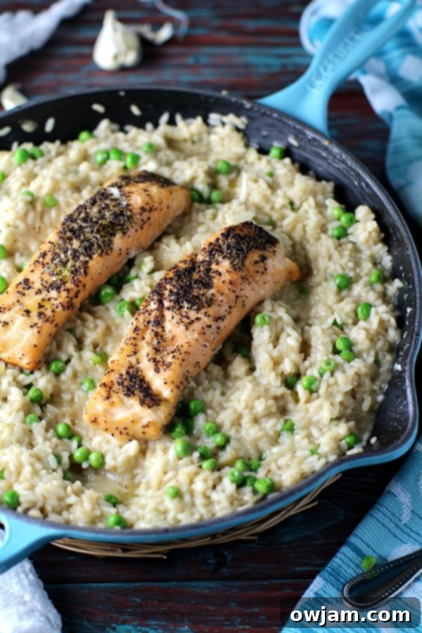 Salmon with Risotto