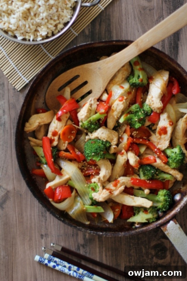 30-Minute Garlic Ginger Chicken Stir Fry