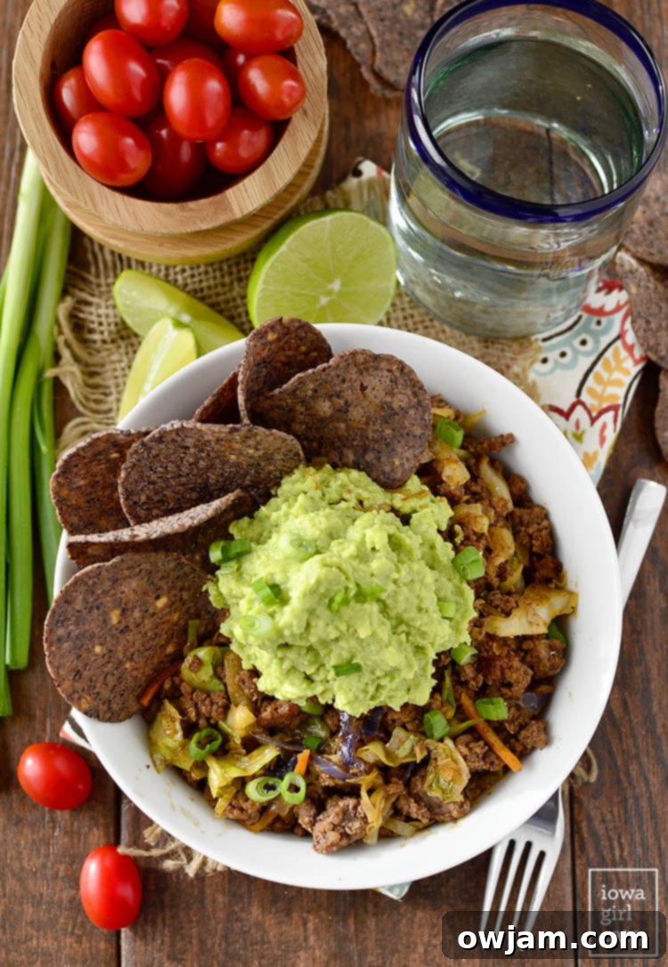 Beef Taco Bowls