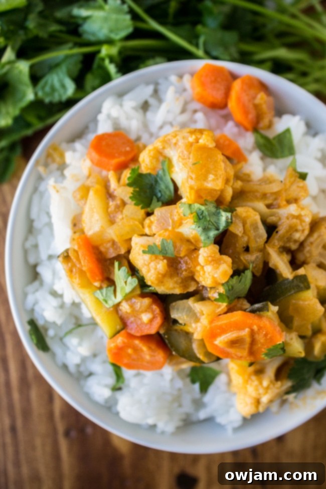 6 Ingredient One Pot Vegetable Curry