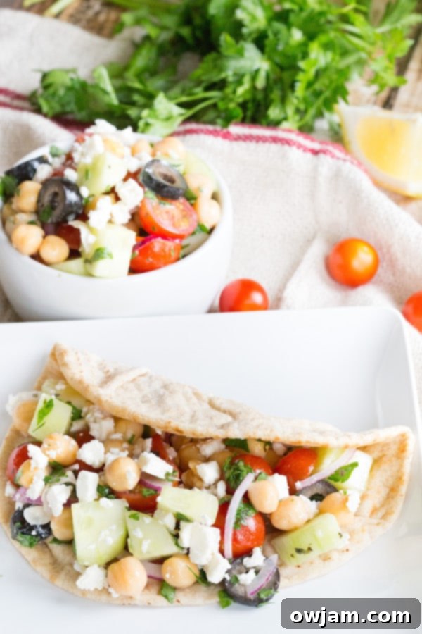 Greek Chickpea Salad