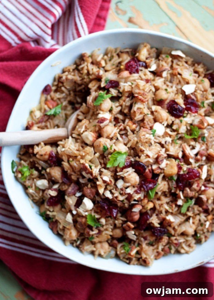 Nutty Chickpea Pilaf