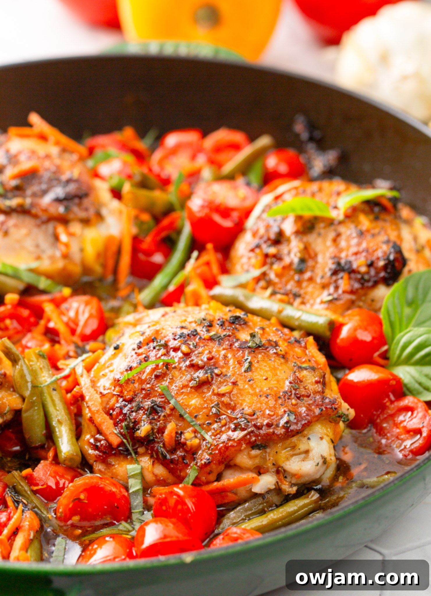 Effortless Balsamic Chicken Dinner 6 Easy Balsamic Chicken Recipe in a skillet