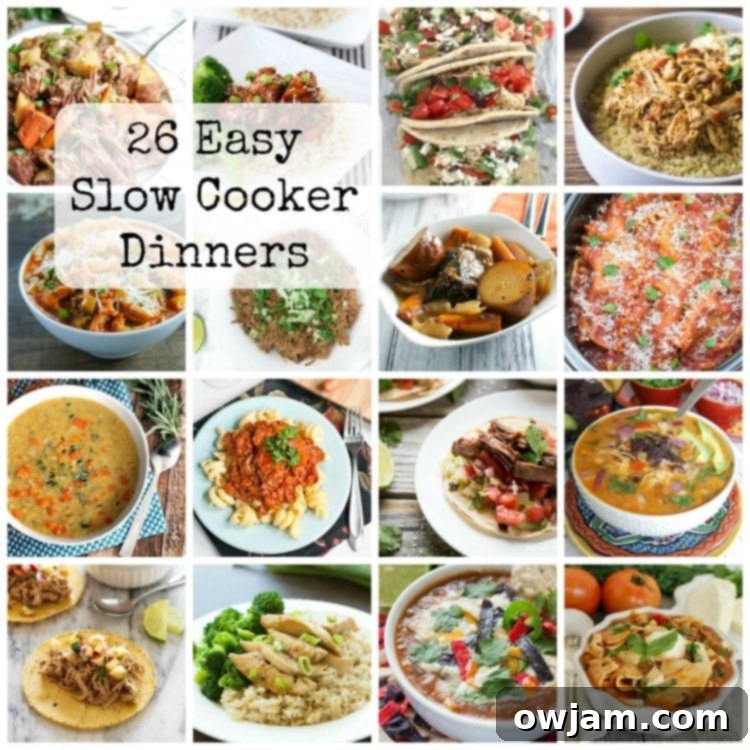 26 Easy Slow Cooker Dinners