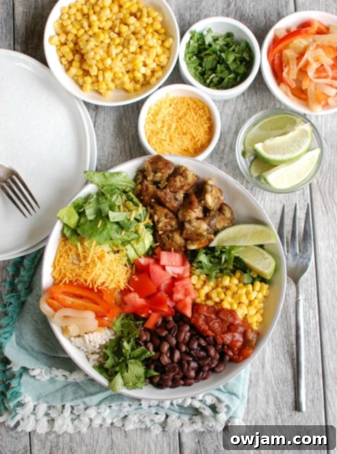 Burrito Bowls with Heirloom Bean Veggie Burgers - healthy
