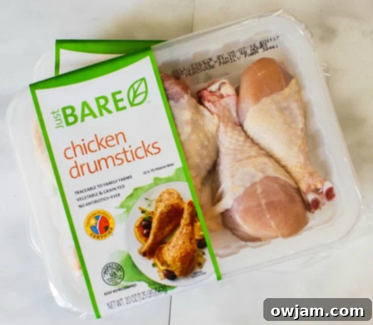 Vibrant Mediterranean Chicken with Basmati Rice 4 Just BARE Chicken packaging, emphasizing humanely raised standards